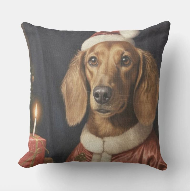 TELLO CHRISTMAS CUSCINO EFFETTO VELLUTO IMBOTTITO 55X55