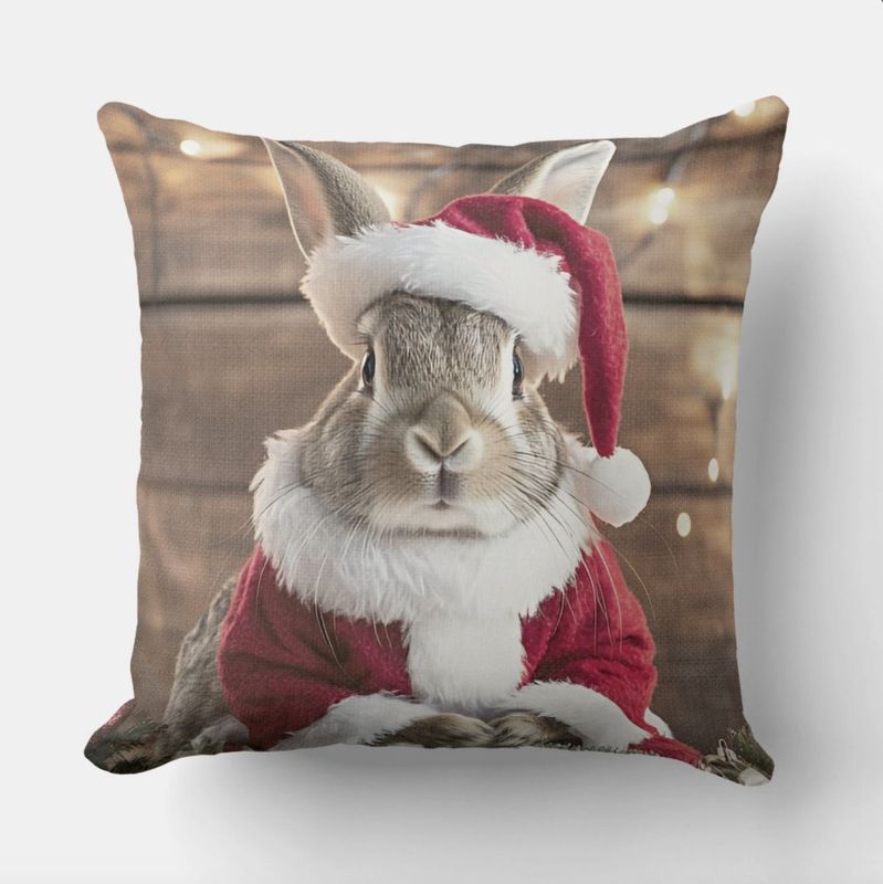 NIGLIO CHRISTMAS CUSCINO EFFETTO VELLUTO IMBOTTITO 55X55