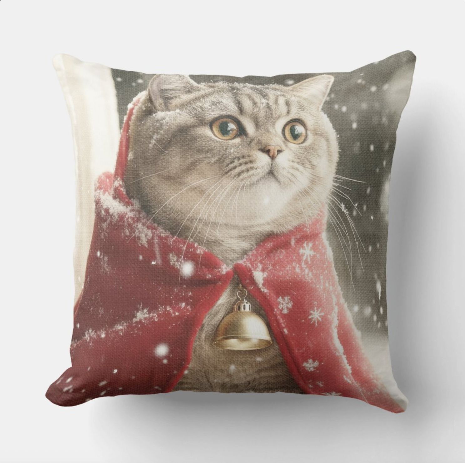 MICIO CHRISTMAS CUSCINO EFFETTO VELLUTO IMBOTTITO 55X55