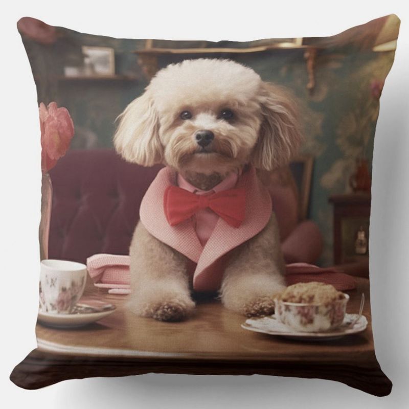 CUSCINO BARBONCINO EFFETTO VELLUTO 55X55