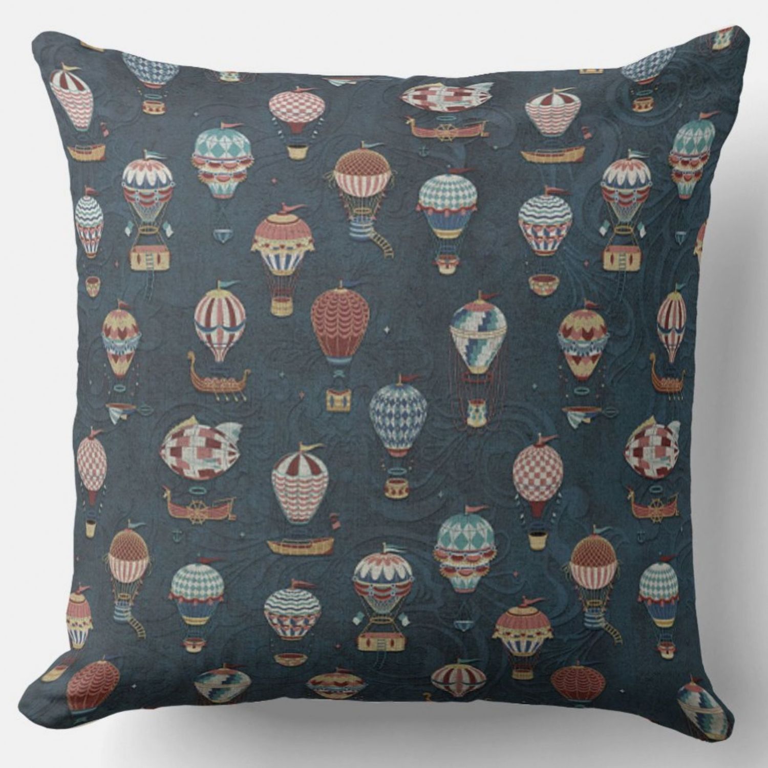 CUSCINO ZEPPELIN BALOON EFFETTO VELLUTO IMBOTTITO 55X55