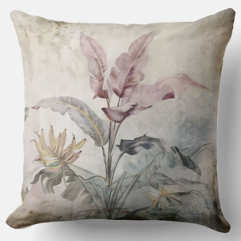 CUSCINO FLOREALA YANA EFFETTO VELLUTO IMBOTTITO 55X55