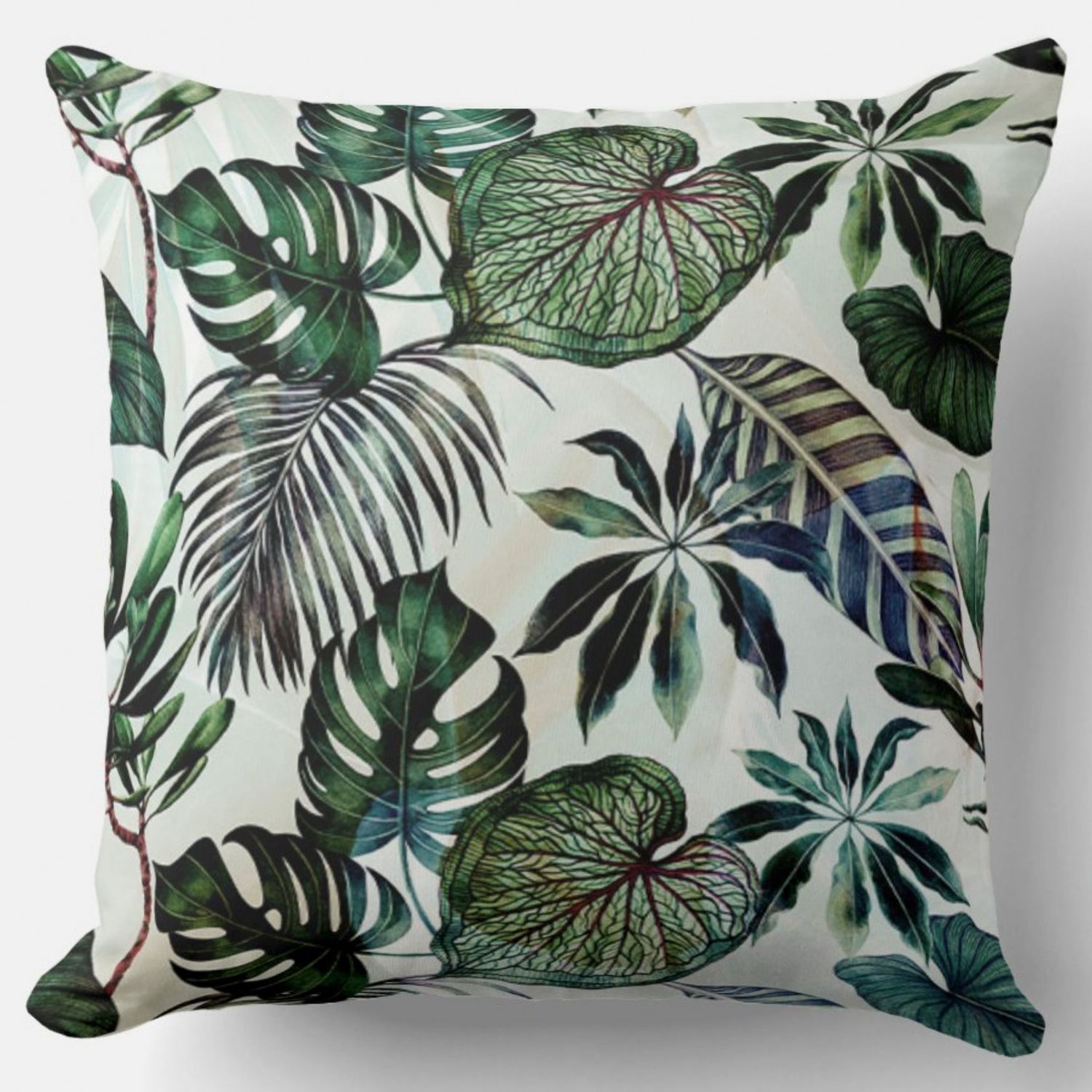 CUSCINO FULL TROPICAL EFFETTO VELLUTO IMBOTTITO 55X55 CUSCINO FULL TROPICAL EFFETTO VELLUTO IMBOTTITO 55X55