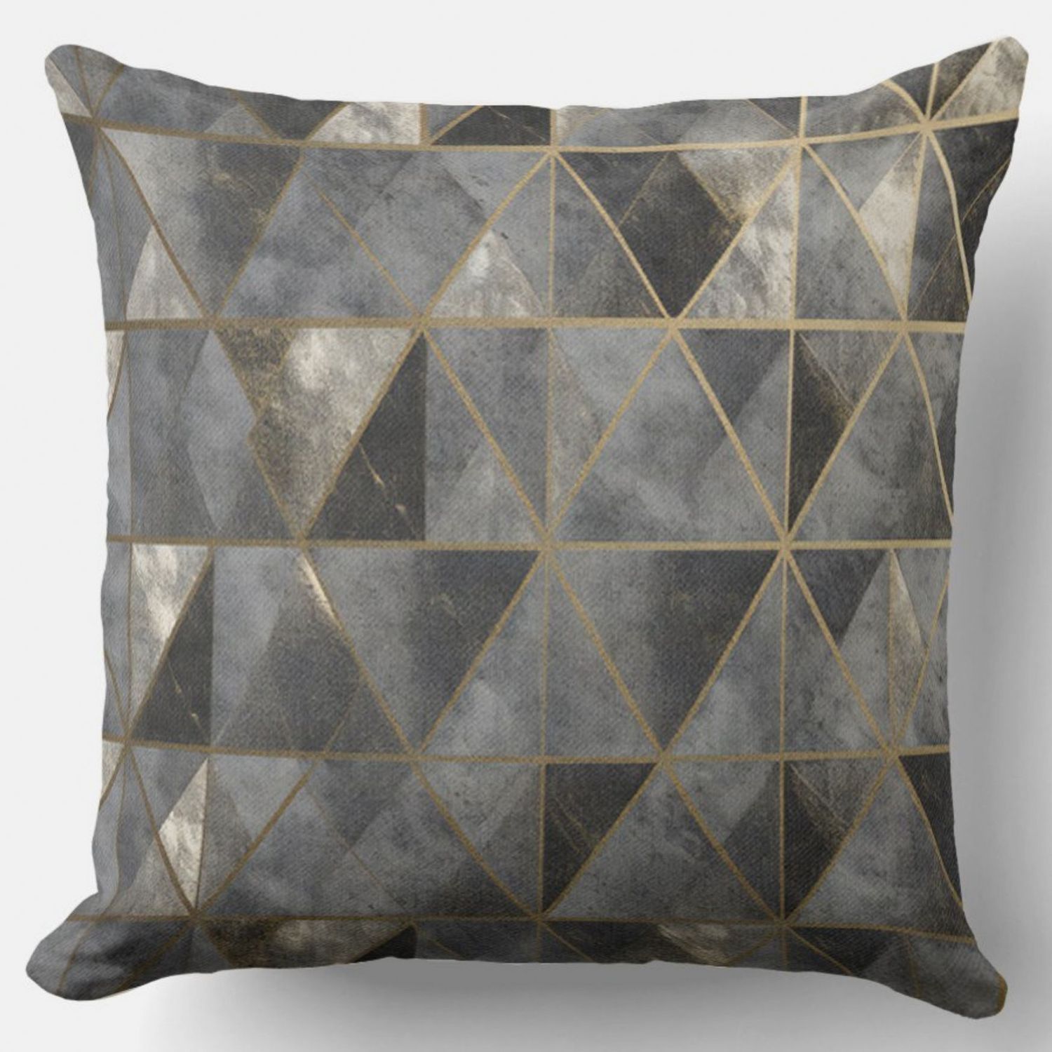 CUSCINO LIGHT&DARK GOLD EFFETTO VELLUTO IMBOTTITO 55X55