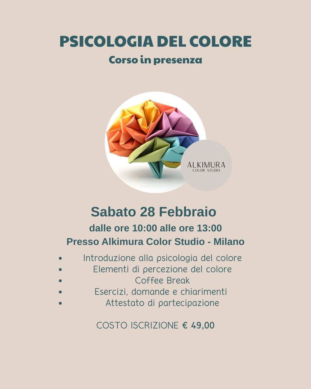 CORSO PSICOLOGIA DEL COLORE