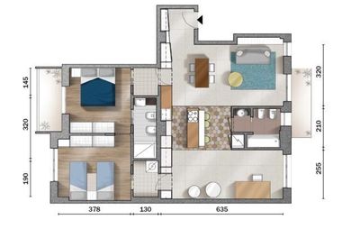 Progetto Interior online - 4 stanze