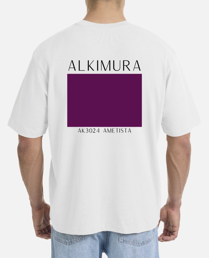 T-SHIRT OVERSIZE UOMO ALKIMURA AK3024 AMETISTA