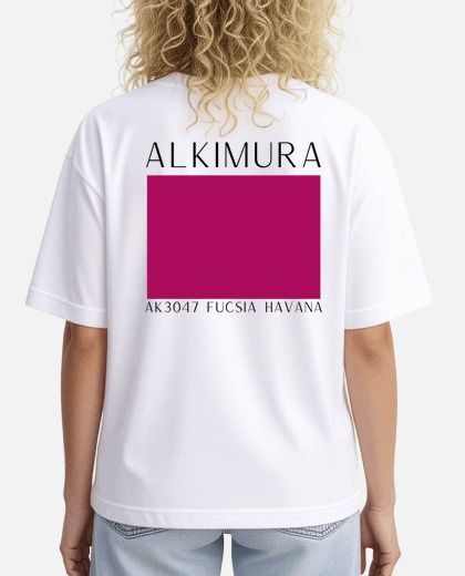 T-SHIRT OVERSIZE DONNA ALKIMURA AK3047 FUCSIA HAVANA T-SHIRT OVERSIZE DONNA ALKIMURA AK3047 FUCSIA HAVANA
