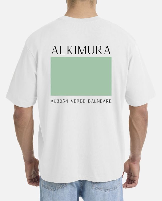 T-SHIRT OVERSIZE UOMO ALKIMURA AK3054 VERDE BALNEARE T-SHIRT OVERSIZE UOMO ALKIMURA AK3054 VERDE BALNEARE