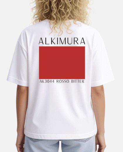 T-SHIRT OVERSIZE DONNA ALKIMURA AK3044 ROSSO BITTER T-SHIRT OVERSIZE DONNA ALKIMURA AK3044 ROSSO BITTER