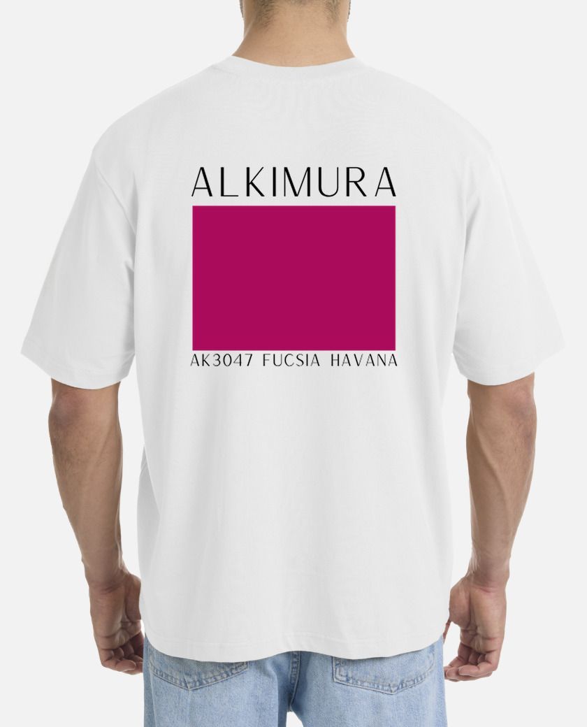 T-SHIRT OVERSIZE UOMO ALKIMURA AK3047 FUCSIA HAVANA T-SHIRT OVERSIZE UOMO ALKIMURA AK3047 FUCSIA HAVANA