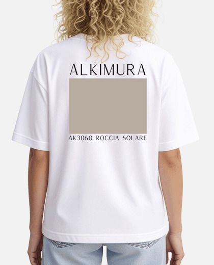 T-SHIRT OVERSIZE DONNA ALKIMURA AK3060 ROCCIA SOLARE T-SHIRT OVERSIZE DONNA ALKIMURA AK3060 ROCCIA SOLARE