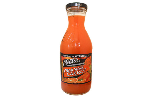 MISTIC JUICES 24/16 OZ ORANGE CARROT (BLACK TOP)