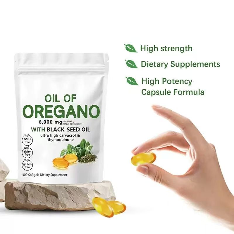 Oil of Oregano 6000mg with Black Seed oil 200mg