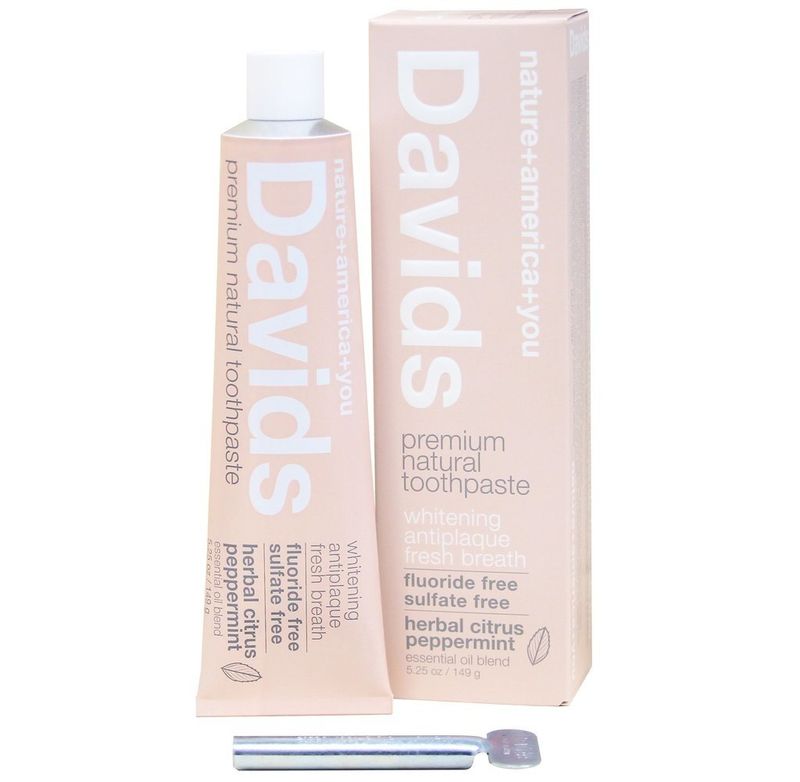Davids premium toothpaste / herbal citrus peppermint