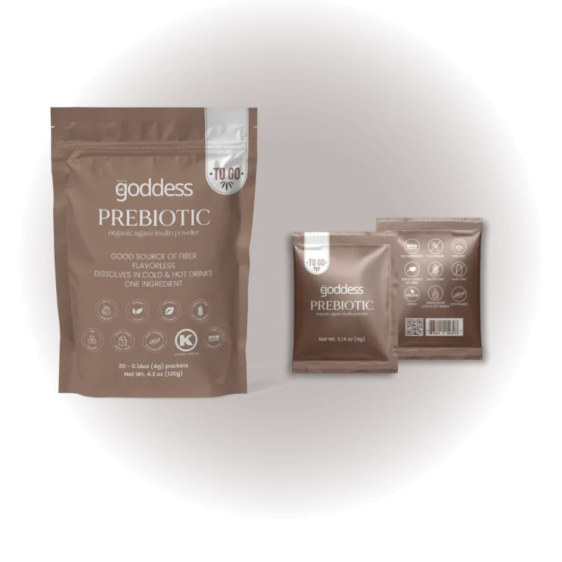The Goddess Prebiotic To Go - 100% Organic Blue Agave Inulin Powder