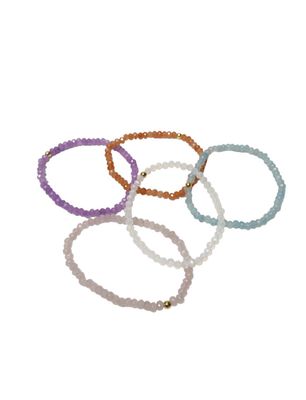 Gemstone Jade Beaded Bracelet