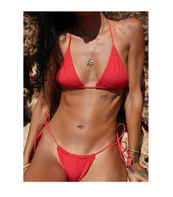 Crystal Bikini Red