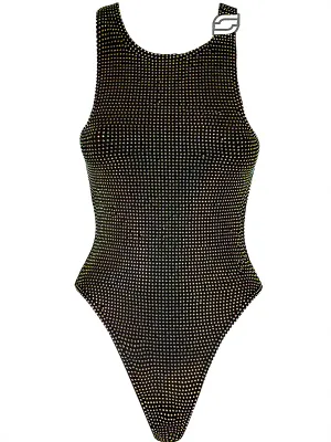 Crystal Bodysuit TAY Black