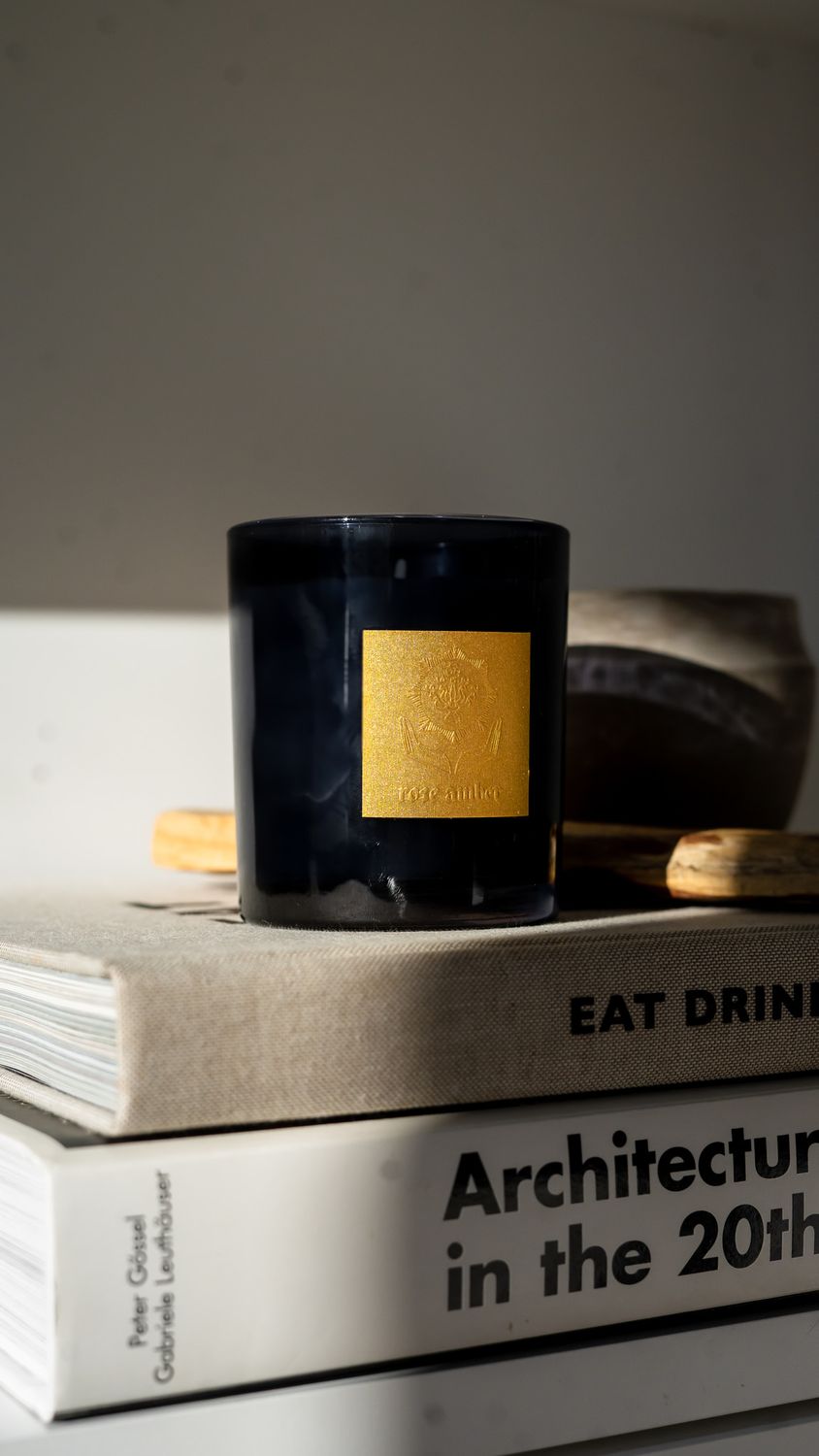 Rose &amp; Amber Candle