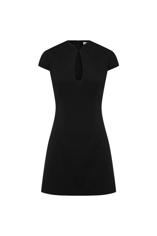 Vieno Keyhole Fitted Mini Dress
