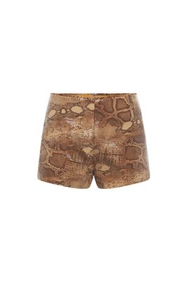 Zavier Mini Shorts - Tan Viper