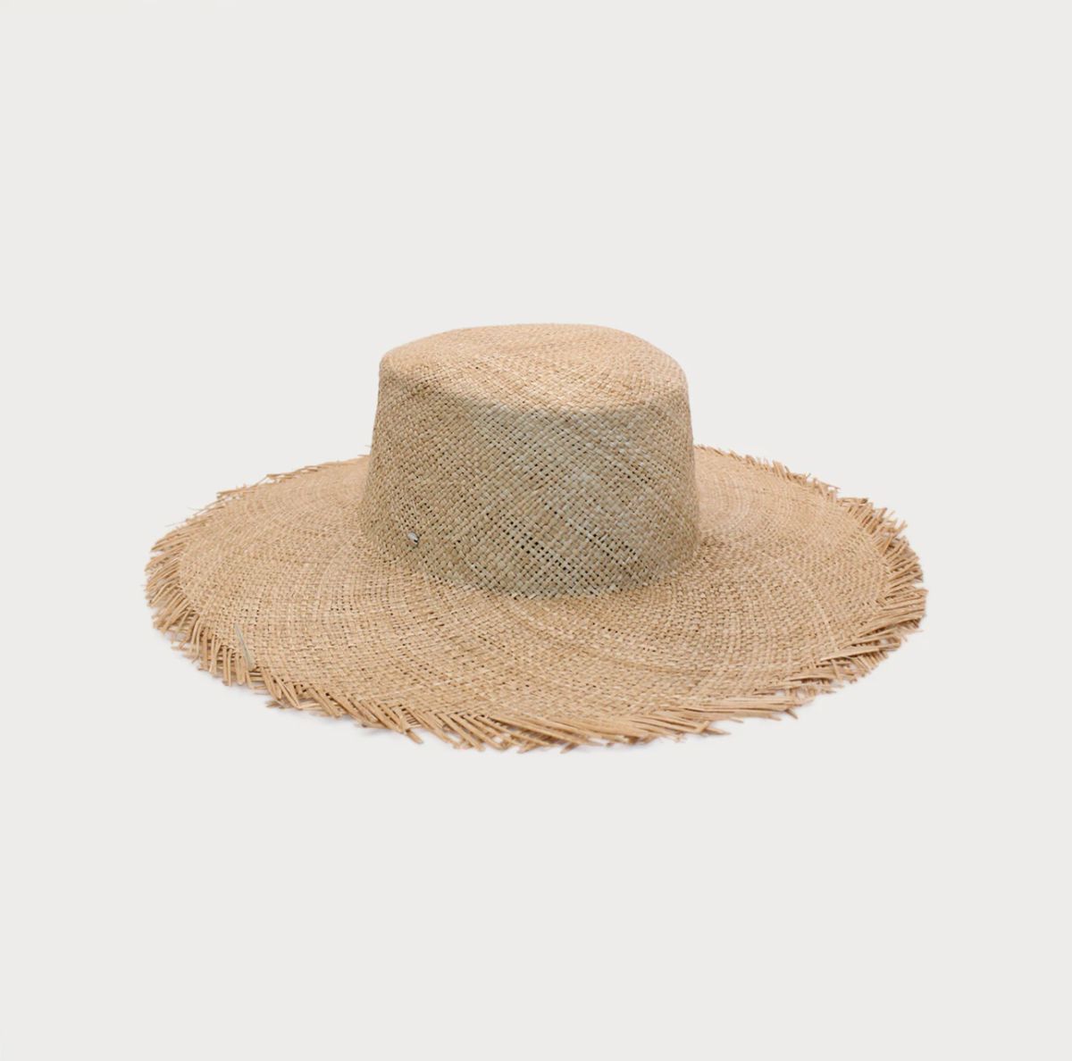 Leonora Bao Straw Boater in Natural