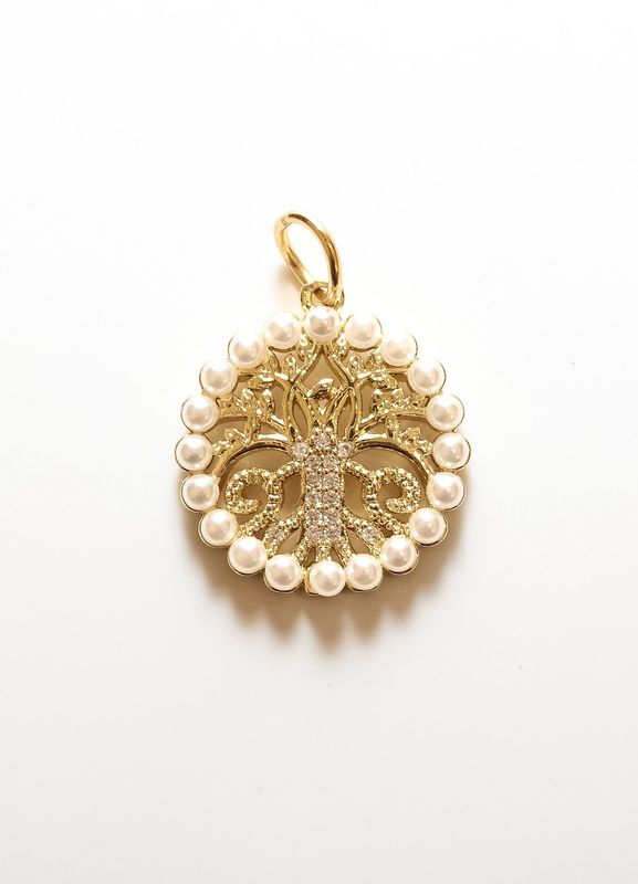 Tree of Life Pearl Charm