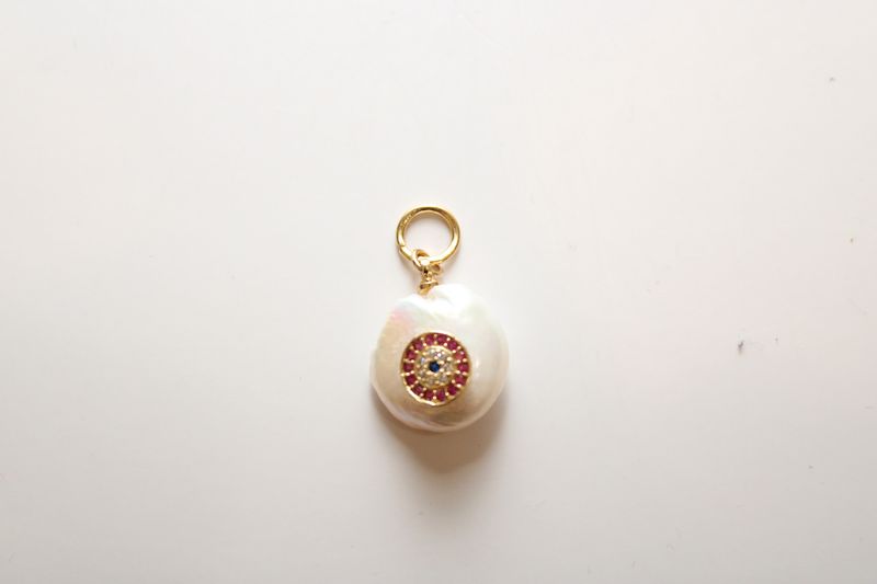 Pearl Eye Charm
