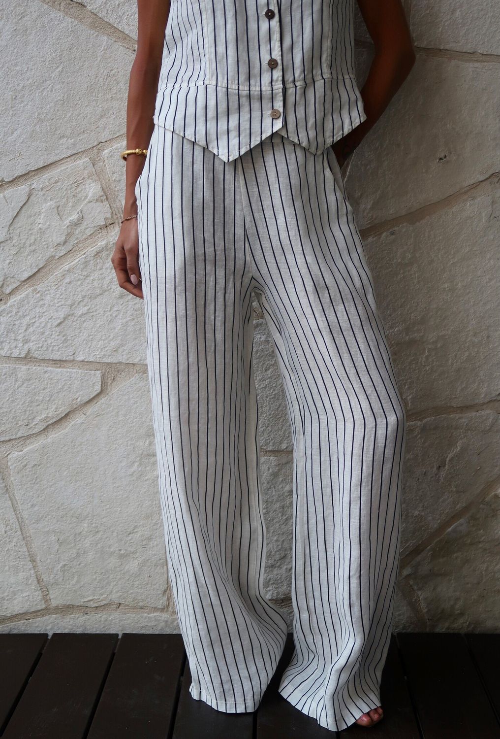 Striped Pant Black 2025