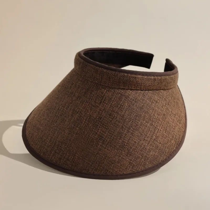 Wide Brim Visor - Espresso