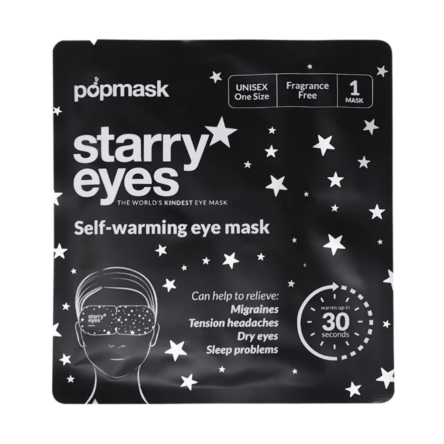 Starry Eyes Self-Heating Heated Mask