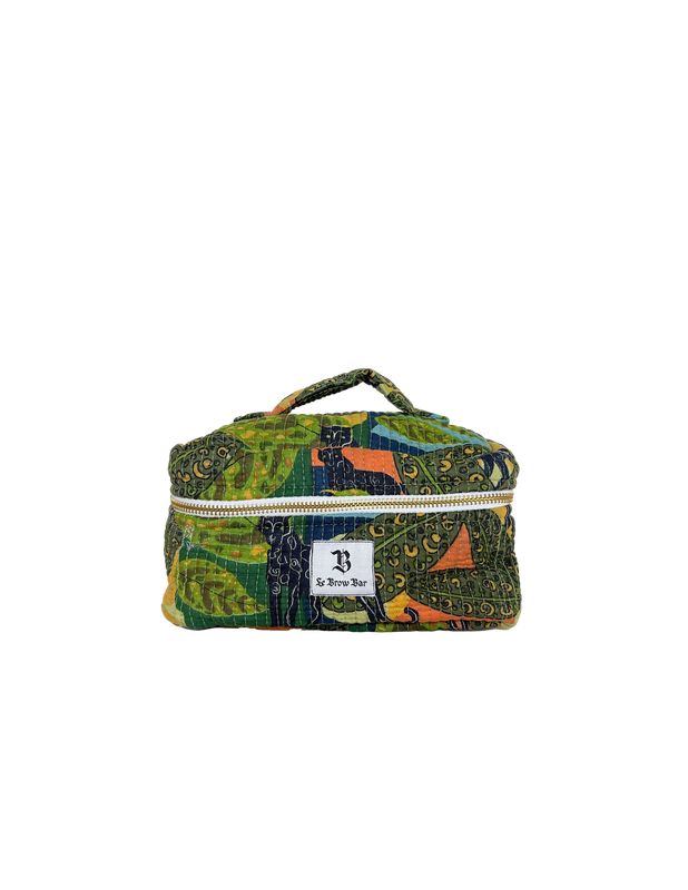 Quilted Vanity Case Small Panther