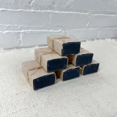 Activated Charcoal Pine and Clove Organic Bar Soap