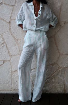 Striped Pant Blue 2025