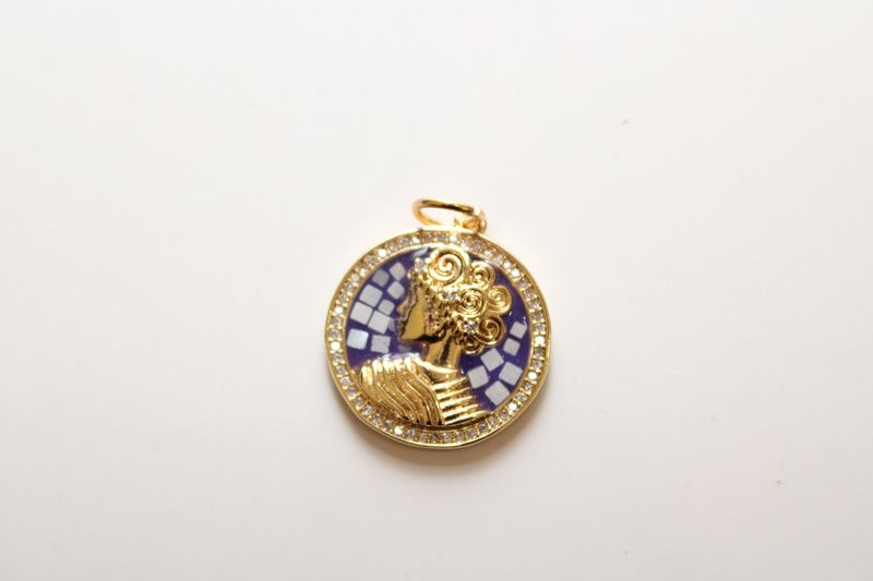 Blue Mosaic Charm