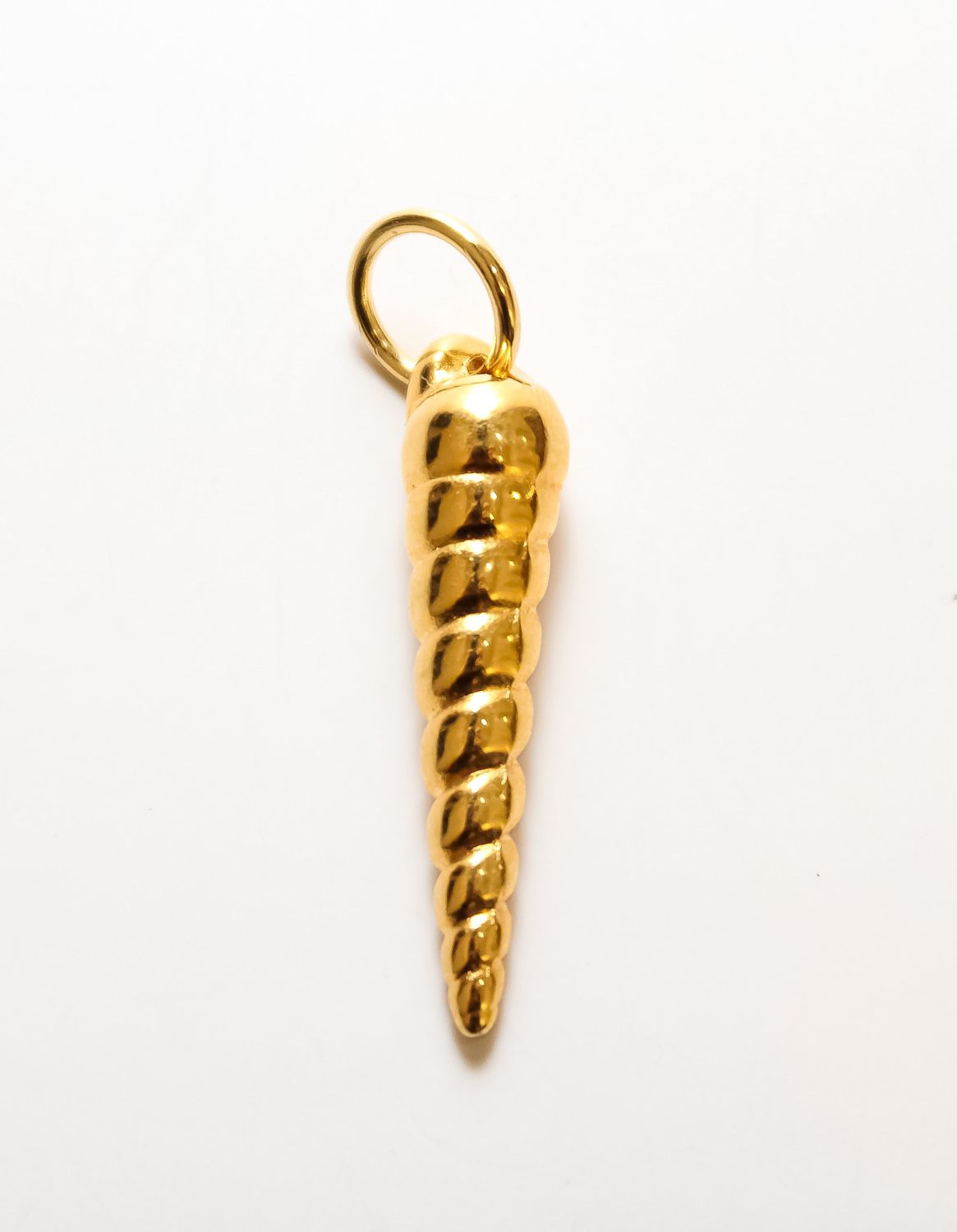 Gold Unicorn Horn Charm