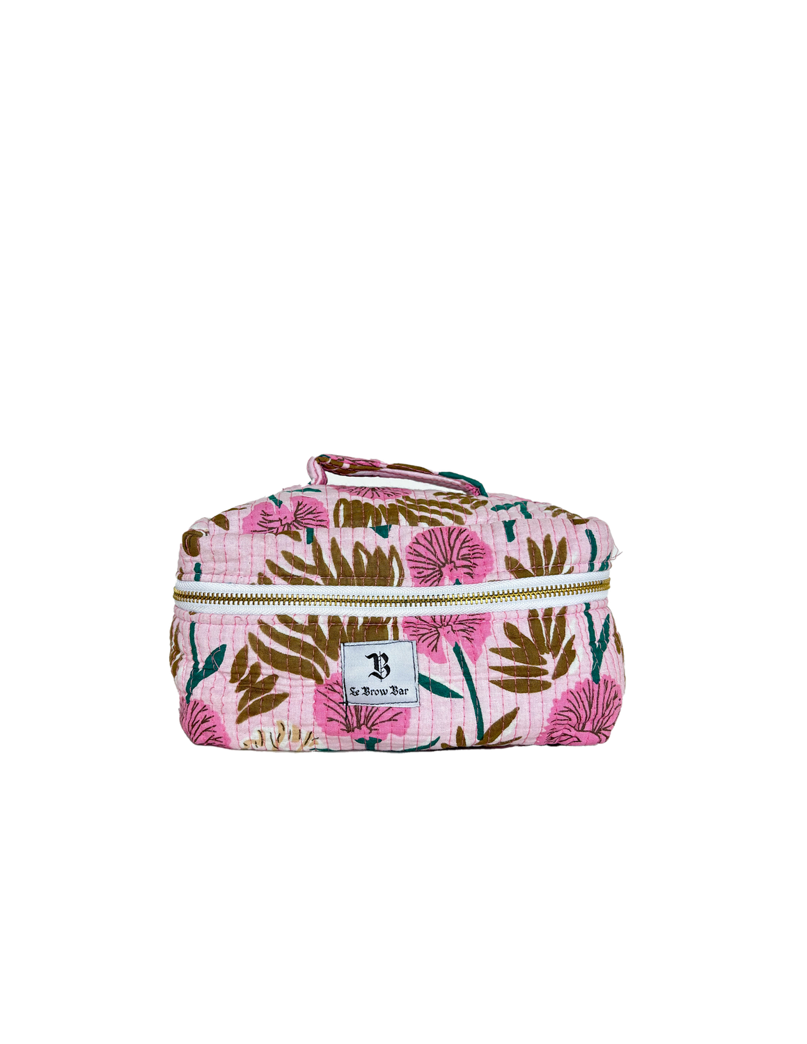Quilted Vanity Case Small Blush
