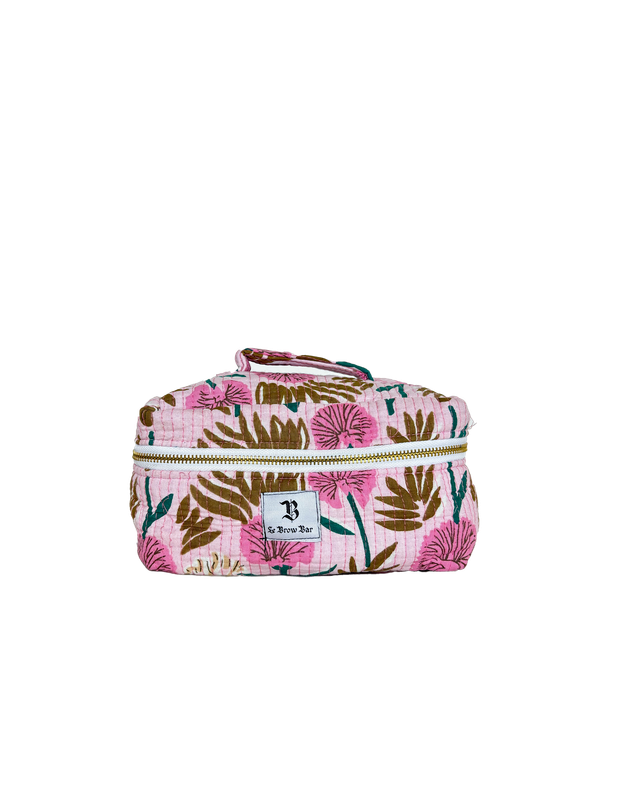 Quilted Vanity Case Small Blush