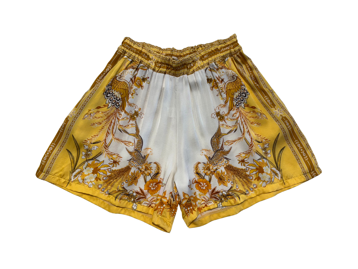 Printed Shorts Yellow
