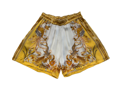 Printed Shorts Yellow