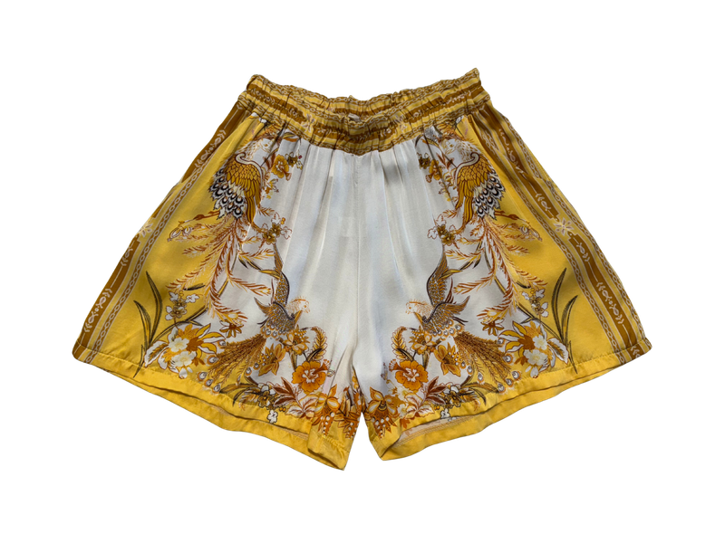 Printed Shorts Yellow