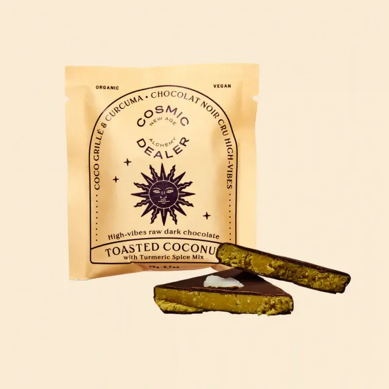 Toasted Coconut &amp; Turmeric Nut Butter Chocolate