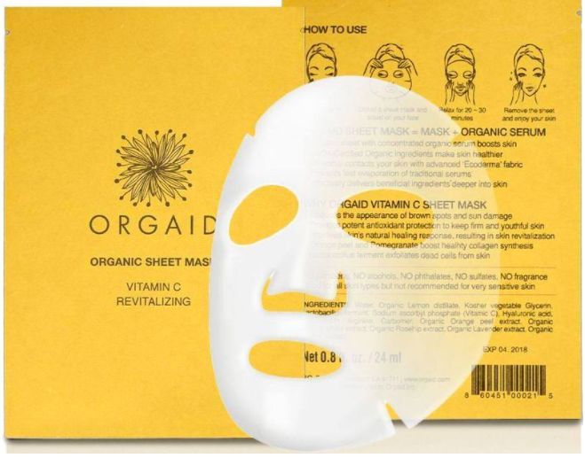 Orgaid Sheet Mask Vitamin C