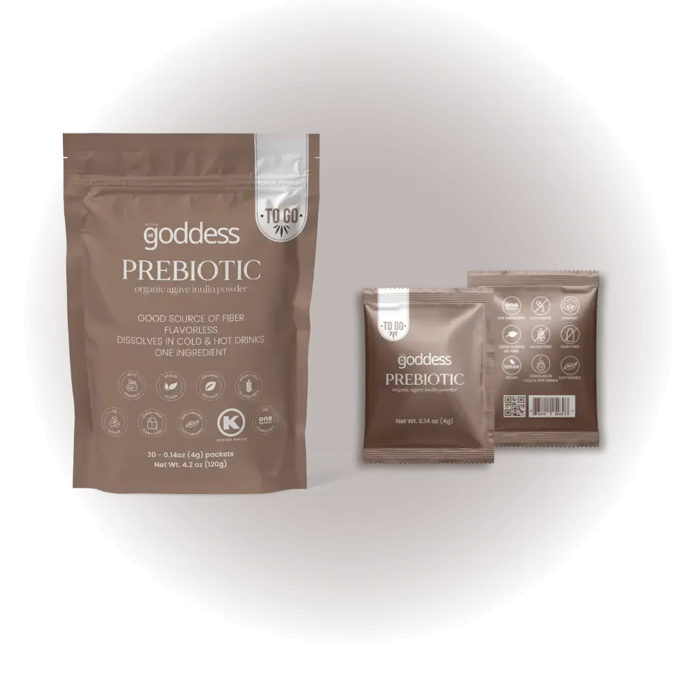 The Goddess Prebiotic To Go - 100% Organic Blue Agave Inulin Powder