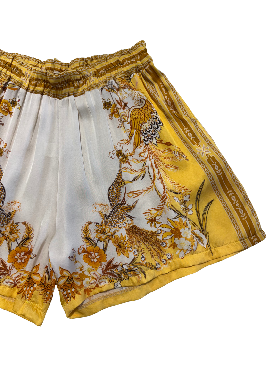 Printed Shorts Yellow