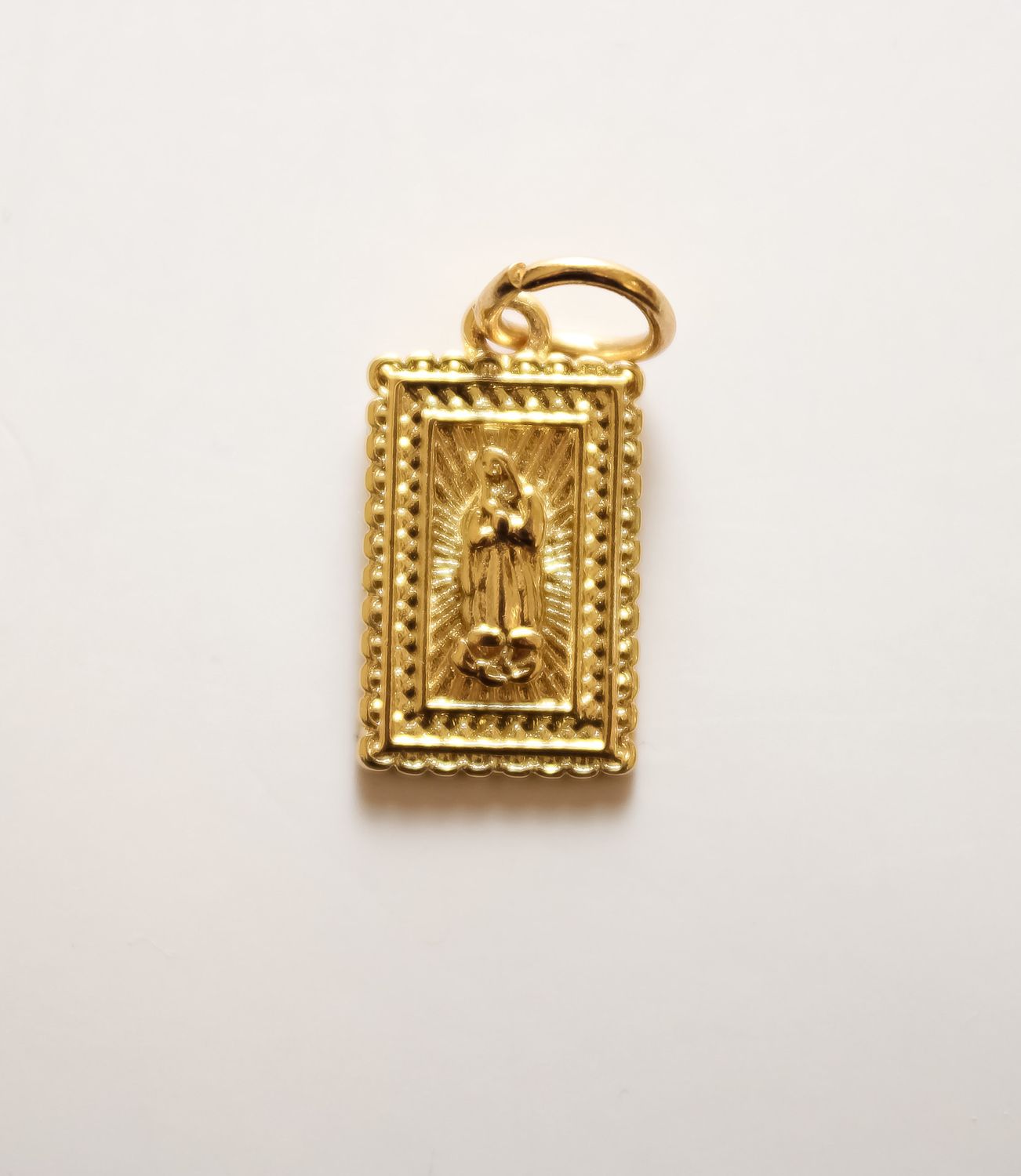 Mini Madonna Rectangular Charm