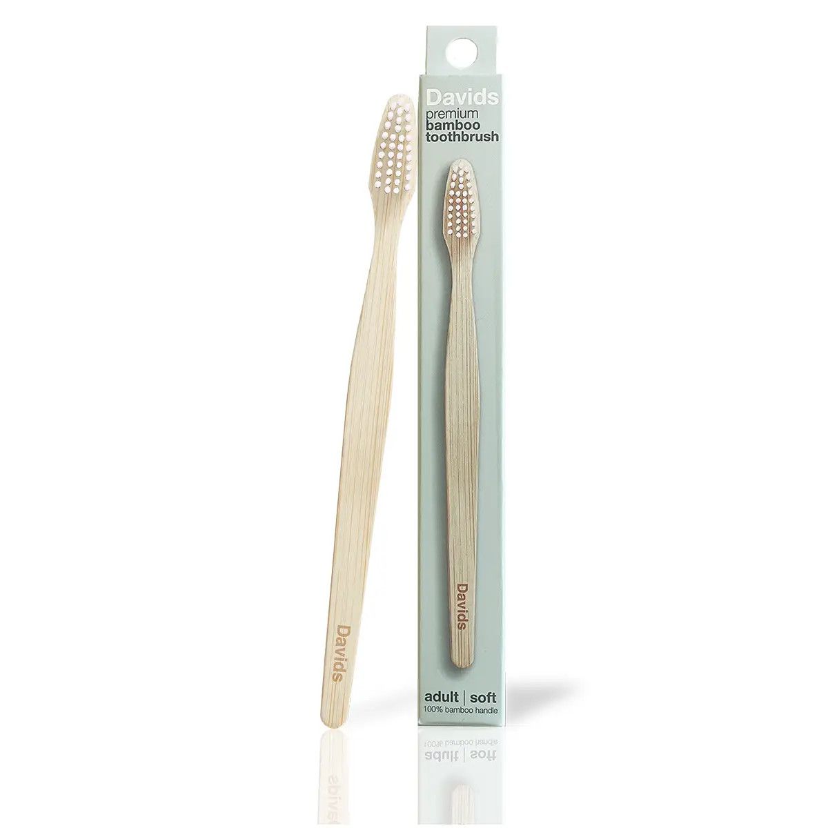 Davids Premium Bamboo Toothbrush | Adult Soft