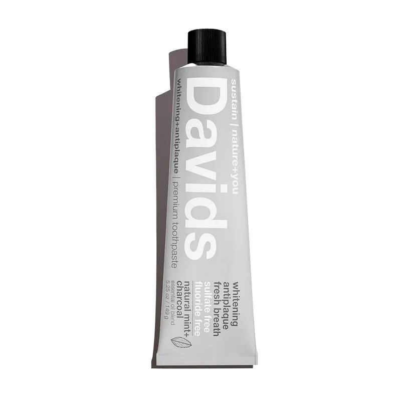 Davids premium toothpaste / charcoal+peppermint