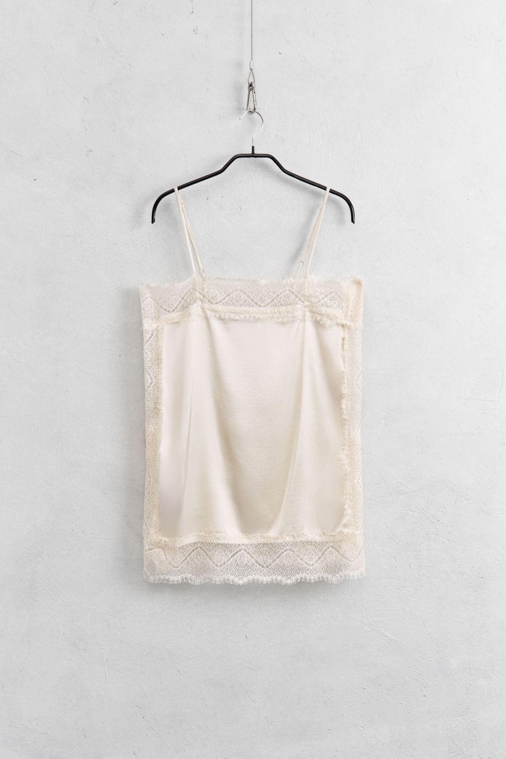 Lace Trim Top - Cream